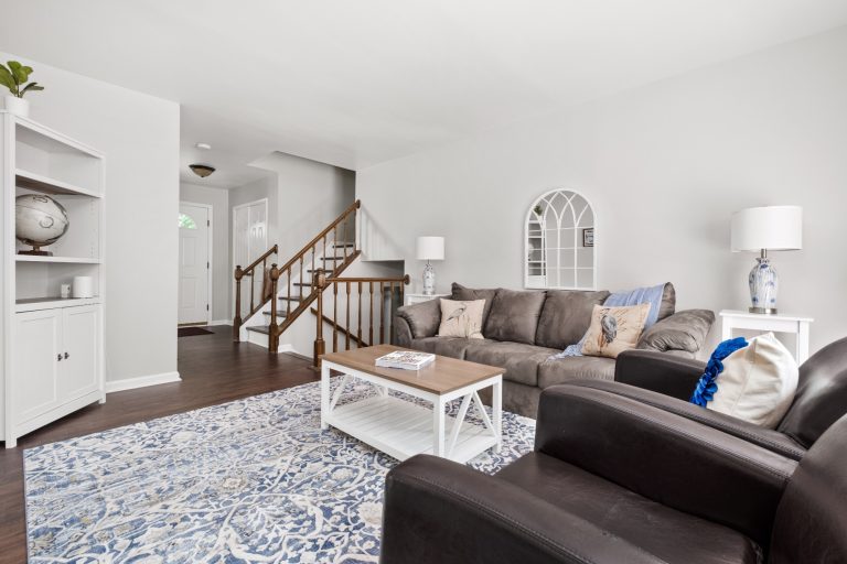 Entry Living Room & Stairs